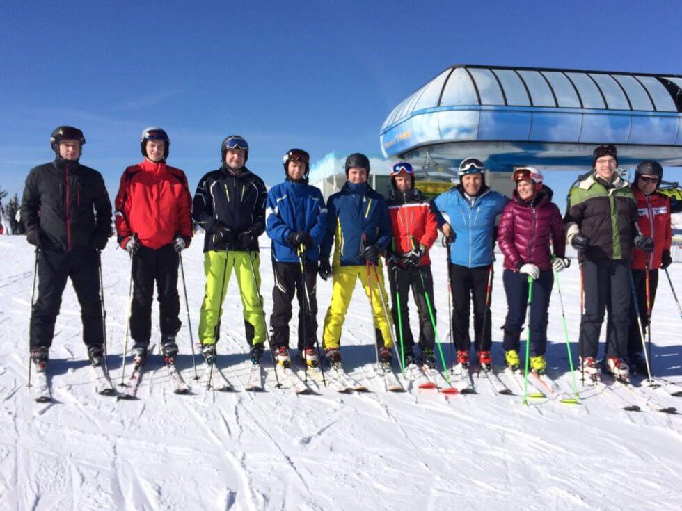 Skitag mit der Firma x-tention in Schladming Feb 2016